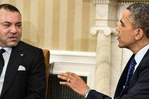 Mohammed VI et le président américain Barack Obama, le 22 novembre à la Maison Blanche. © AFP