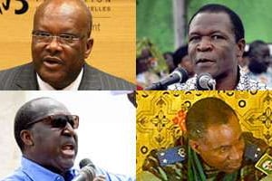 Ils ont une chance de devenir président de la République si Blaise Compaoré renonce. © AFP