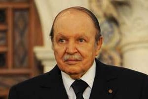 Abdelaziz Bouteflika n’a pas décliné l’invitation du comité central du FLN. © Farouk Batiche / AFP