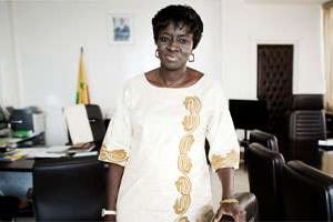 À Dakar, le 16 juillet 2012, alors qu’elle était ministre de la Justice. © Sylvain Cherkaoui pour J.A.