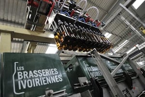 Les Brasseries ivoiriennes (LBI) produisent 250 000 hectolitres de bière par an. © Olivier/JA