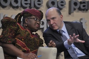 Pierre Moscovici et Ngozi Okonjo-Iweala au Sommet de Bercy. © DGTresor/Flickr