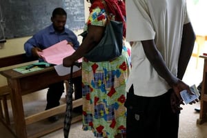 Vote au Gabon © AFP