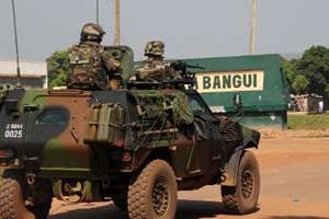 Des militaires français à Bangui le 15 décembre; © AFP