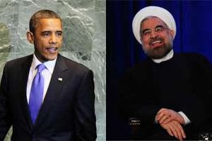 Les présidents américain et iranien Barack Obama et Hassan Rohani. © AFP/Montage J.A.