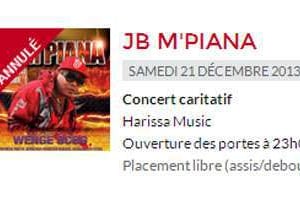 Annulation du concert de JB M’Piana au Zénith de Paris. © Capture d’écran/J.A.