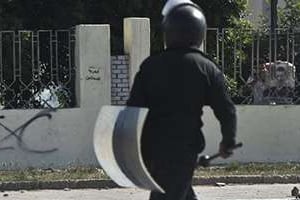 Un policier égyptien au Caire, le 20 octobre 2013. © AFP