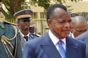 Sassou Nguesso a lui-même commandé l’assaut contre la résidence du colonel Ntsourou. © AFP