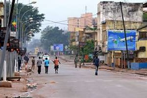 Un calme précaire dans les rues de Bangui. © AFP