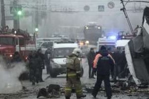 Près du lieu de l’explosion à Volgograd le 30 décembre. © Reuters