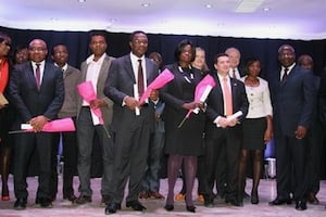 Les lauréats de l’édition 2011 du prix de l’entrepreneur africain de France. DR