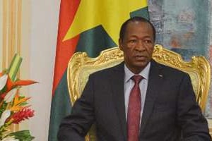 Le président Blaise Compaoré en novembre à Ouagadougou. © AFP