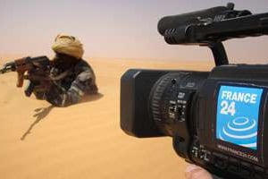 Lors d’un reportage en Mauritanie, en 2011. © James Andre/France 24