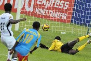 La finale du CHAN 2009 qui a opposé le Ghana à la RDC. © AFP