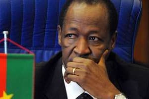 Le président Blaise Compaoré. © AFP