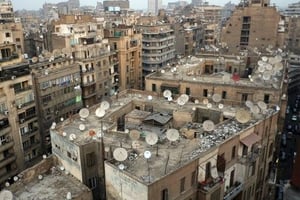 Au Caire, la « société de la terrasse » face à la crise du logement © AFP