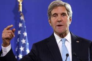 Le secrétaire d’État américain John Kerry. © AFP