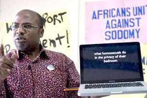 Martin Ssempa s’est prononcé en faveur de la peine de mort pour les gays. © DR