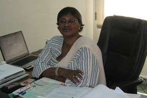 Mariam Lamizana dans son bureau de Ouagadougou. © Excision parlons-en