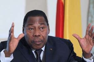 Boni Yayi est aussi pasteur et prêche à ses heures perdues. © PIERRE VERDY / AFP