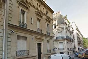 Façade de l’hôtel particulier du 17, rue Le Sueur, à Paris. © Capture d’écran/Google Street View/J.A.