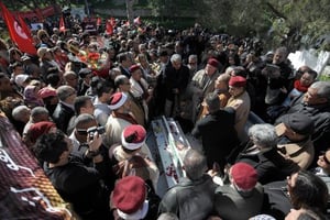 Tunisie: hommage à l’opposant Chokri Belaïd un an après son assassinat © AFP