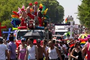 Gay pride en Afrique du sud. © JOHANN HATTINGH / AFP