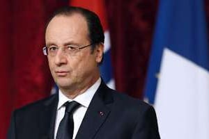 François Hollande le 3 février 2014 à l’Elysée à Paris. © AFP