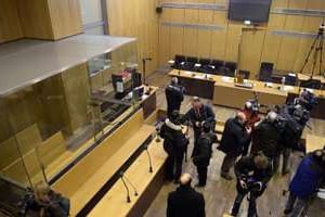 La Cour d’assises de Paris où Pascal Simikangwa est jugé, le 4 février 2014. © AFP