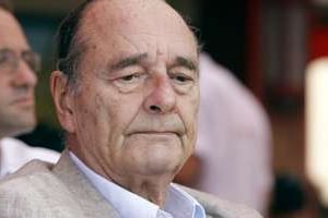 Jacques Chirac, victime d’une « crise de goutte », selon son entourage. © AFP