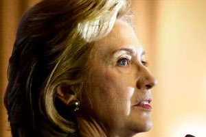 Hillary Clinton en décembre 2013. © Molly Riley/Newscom/Sipa
