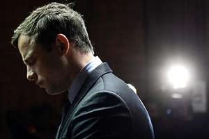 Oscar Pistorius au tribunal à Pretoria, le 19 août 2013. © AFP