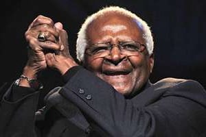 Desmond Tutu, Prix Nobel de la paix 1984, en 2010. © AFP