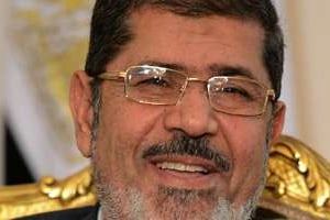 Mohamed Morsi, alors qu’il était en fonction le 9 janvier 2013 au Caire. © AFP