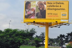 MTN compte 7,1 millions de clients en Côte d’Ivoire. © Olivier/JA