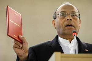 Moncef Marzouki, le président tunisien. © AFP