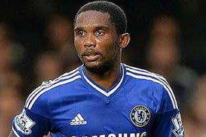 L’attaquant camerounais Samuel Eto’o. © AFP