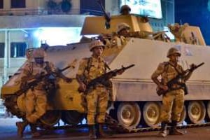Des militaires égyptiens, au Caire. © AFP