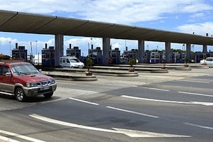 Péage sur l’autoroute A3 entre Rabat et Casablanca. © Maxim Massalitin/Wikipedia