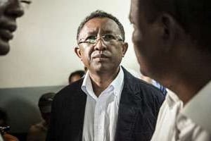 Le nouveau président malgache, Hery Rajaonarimampianina. © AFP