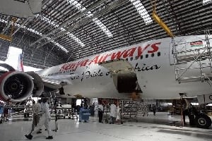 Kenya Airways a réalisé un chiffre d’affaires de 1,1 milliard de dollars sur l’exercice 2013. © Reuters