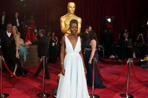 Lupita Nyong’o à la cérémonie des Oscars, le 2 mars 2014. © Reuters – Adress Latif
