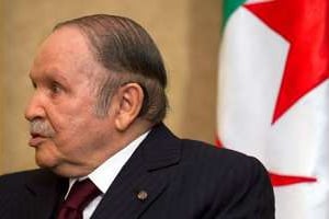 Abdelaziz Bouteflika, le 3 avril 2014 à Alger lors d’une rencontre avec John Kerry. © AFP