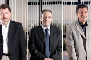 Aziz Mebarek, Ziad Oueslati et Karim Trad (de gauche à droite), co-fondateurs de Tuninvest-AfricInvest. © Tuninvest