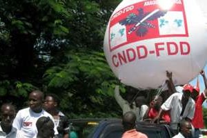 Une manifestation de la Ligue des jeunes du CNDD-FDD au Burundi. © AFP