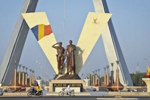 La capitale tchadienne, Ndjamena, devrait avoir une couverture 3G d’ici six mois. © Vincent Fournier/JA