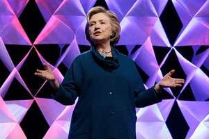 Hillary Clinton, future présidente des États-Unis ? © Isaac Brekken / AFP