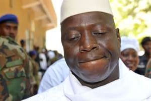 Yahya Jammeh, le président gambien. © AFP
