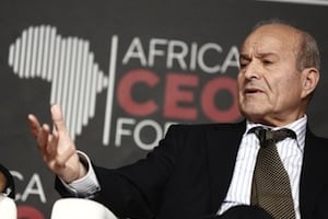 Issad Rebrab est le patron du groupe algérien Cevital. © Bruno Levy/Africa CEO Forum