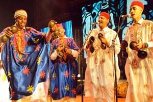 La musique gnaoua plonge ses racines au sud du Sahara. © FADEL SENNA / AFP